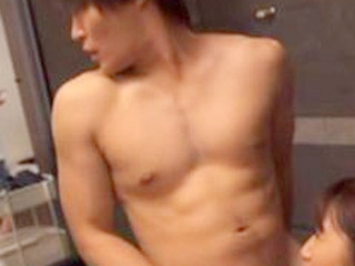 Wakaba's Steamy Bathroom Romp with Sister's Hubby is a Nippon XXX Dream!